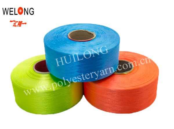 dope dyed polyester yarn in china